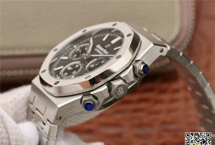Audemars Piguet Royal Oak Chronograph 26320ST.OO.1220ST.01 OM Factory 1:1 Best Edition Replica Watch Black Dial